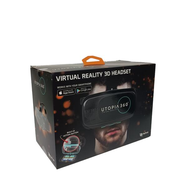 ReTrak Utopia 360 Virtual Reality 3D VR Headset for Smartphone iOS Android - Picture 3 of 10